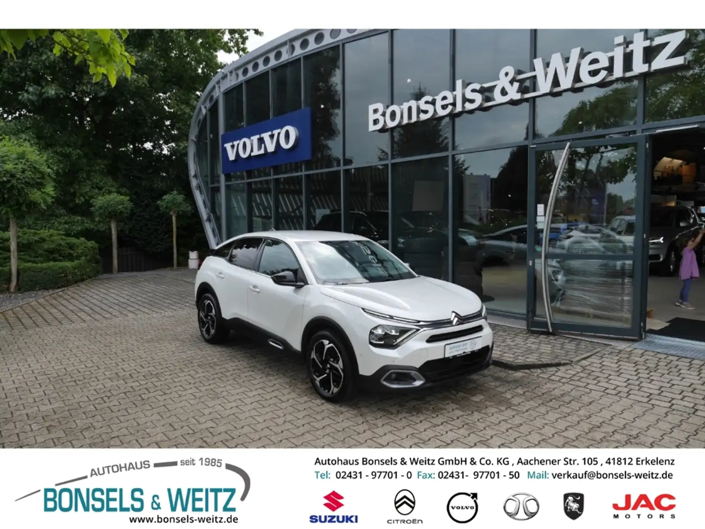 Citroen C4 130 S&S EAT8 MAX HUD Navi LED Apple CarPlay Androi Blanc - 1