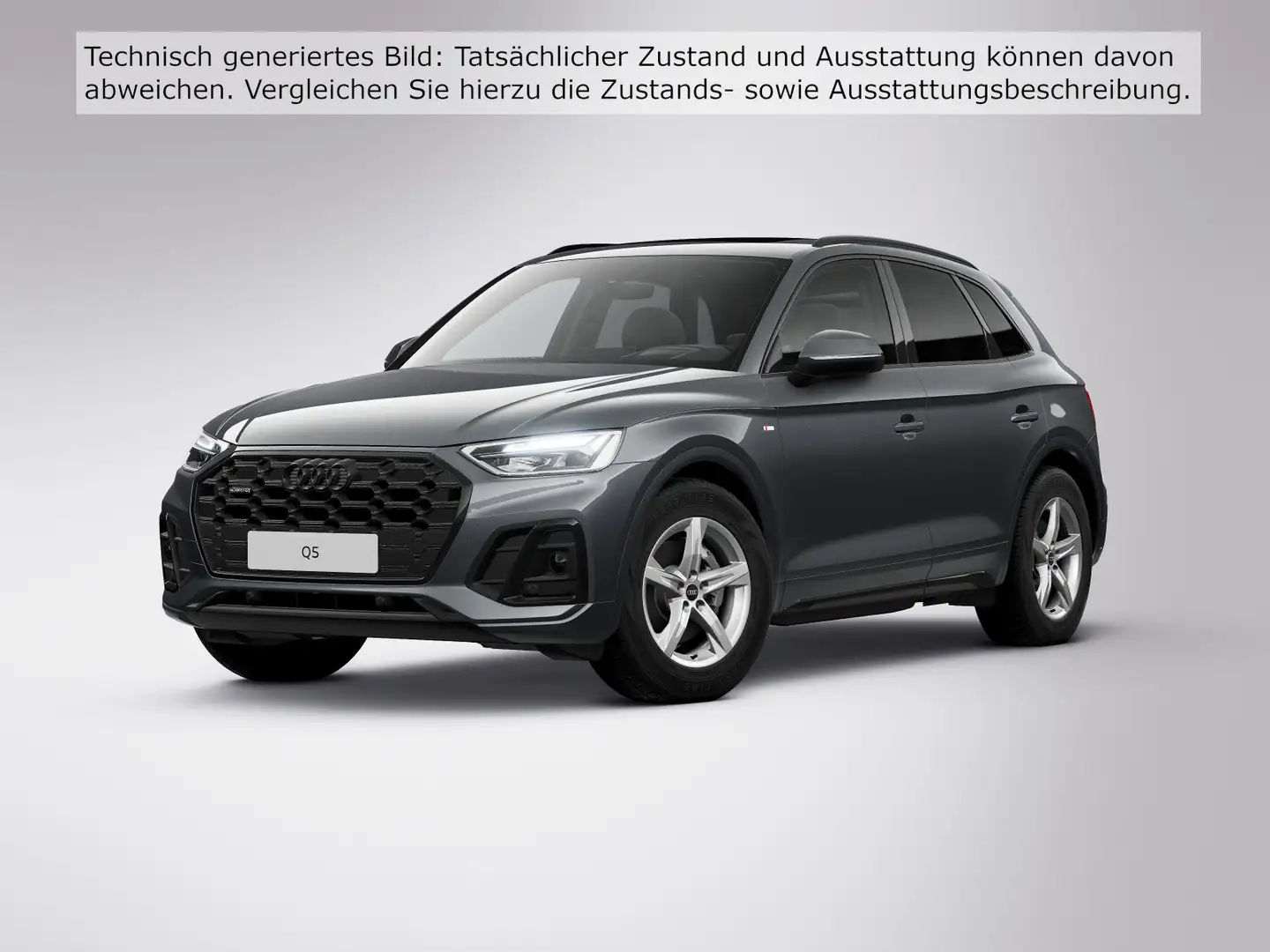 Audi Q5 40TDI S line quat. LED Navi Pano B&O S tronic Grau - 2