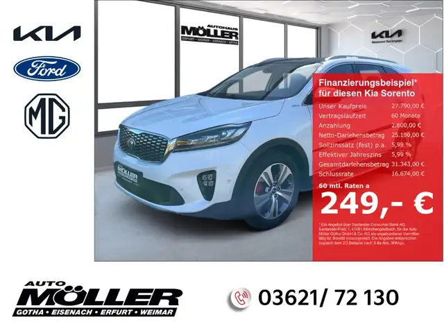 Kia Sorento GT-Line 4WD HUD AHK El. Panodach Navi Leder Sounds