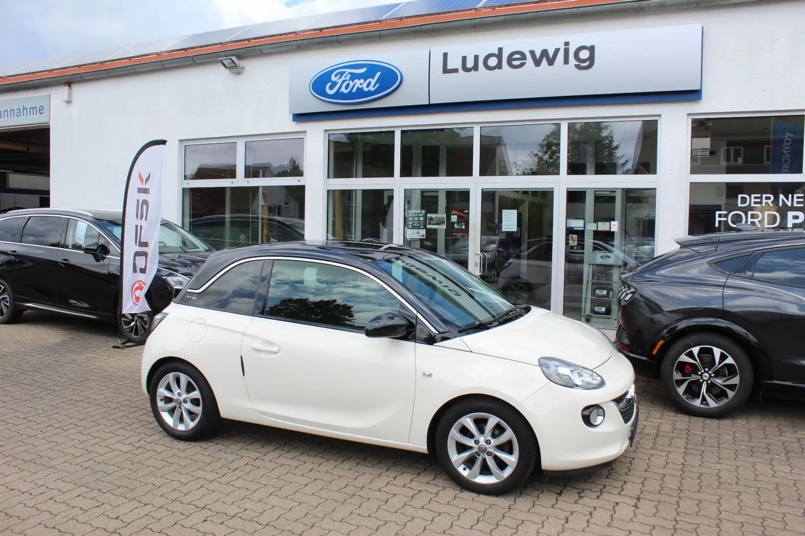Opel Adam Glam Panoramadach Sitzheizung beh.Lenkrad Weiß - 1