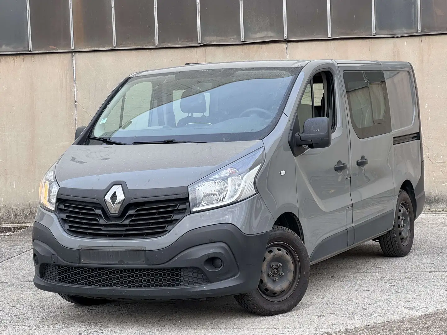 Renault Trafic 1.6 DCI/6 PLACES/CLIMA/DUB CABINE/1PROP CARNET Grigio - 1