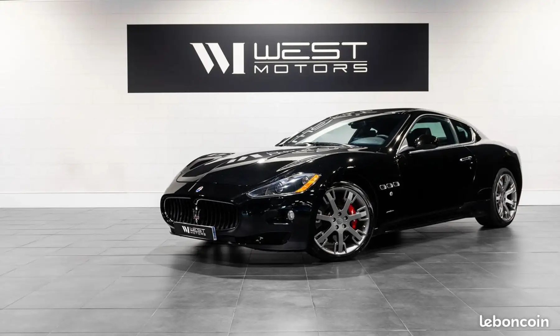 Maserati GranTurismo Sport 4.7 V8 440 BVR – Immat France Bose Nero - 1