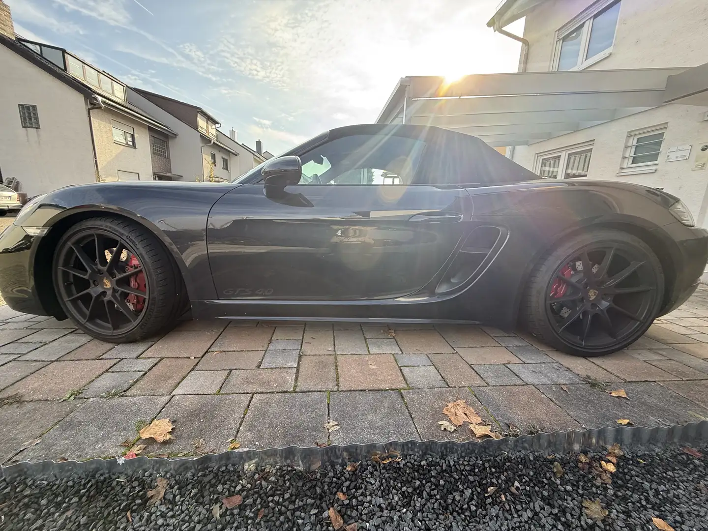 Porsche 718 Boxster 4.0 GTS schwarz CarPlay, Steinstagfolie - 2