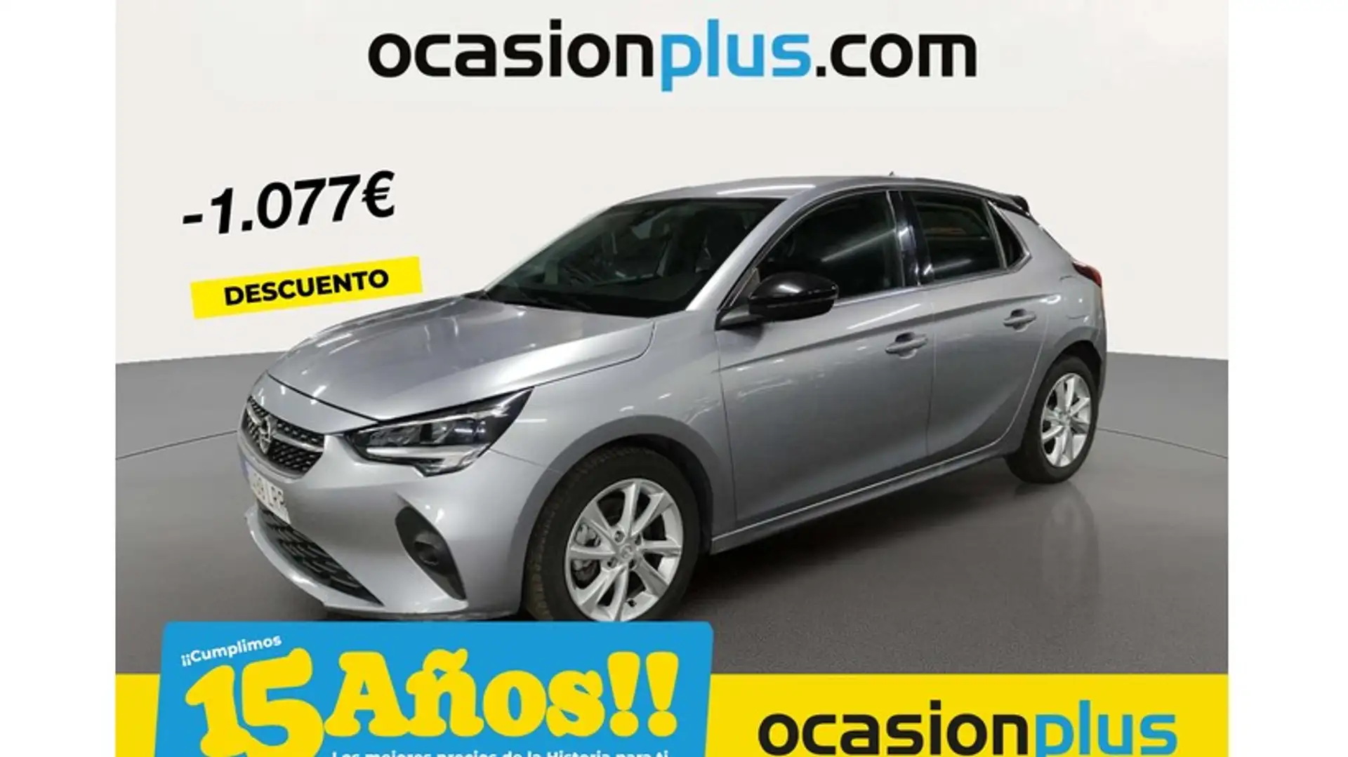Opel Corsa 1.2T XHT S/S Elegance AT8 100 Grijs - 1