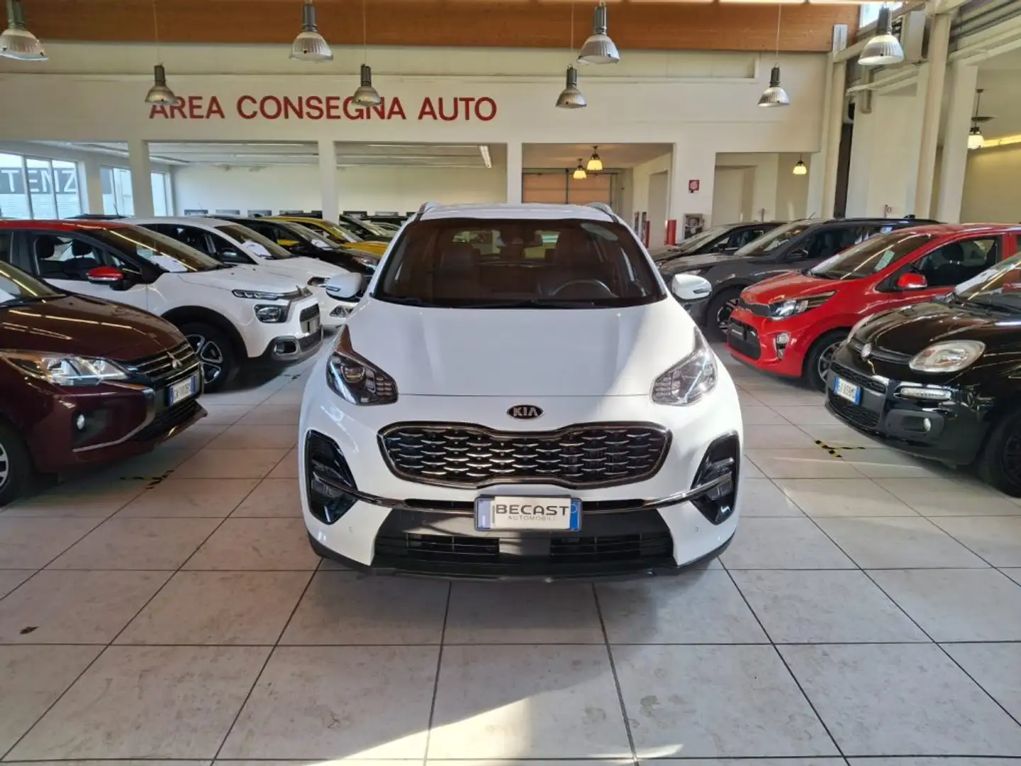 Kia Sportage 1.6 CRDI 136CV DCT7 AWD GT Line UNICO PROPRIETARIO Bianco - 2