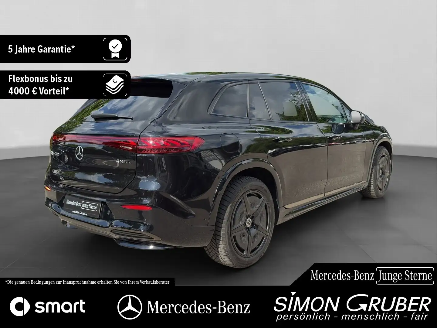 Mercedes-Benz EQS SUV EQS 450 4MATIC SUV HAL Hyperscreen AIRMATIC AHK Schwarz - 2