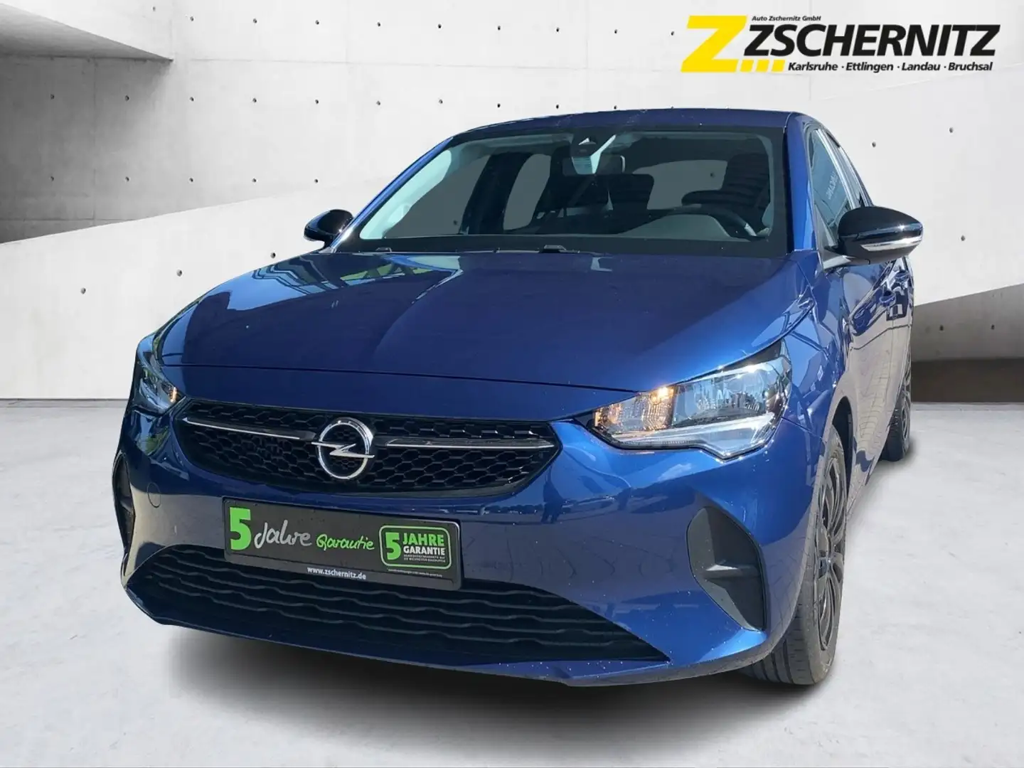 Opel Corsa F 1.2Turbo SpurH Tempo. Verkehrszeichenerk. Blauw - 1