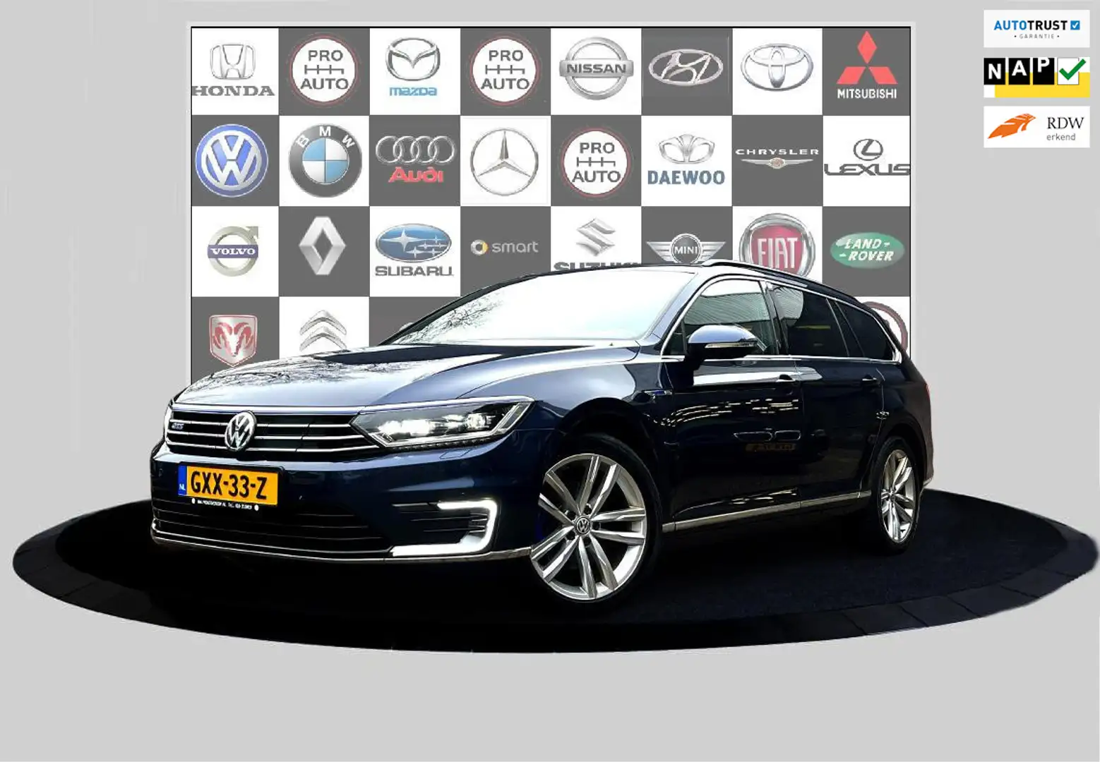 Volkswagen Passat Variant 1.4 TSI GTE Connected Series Plus Camera_trekh_Nav Blauw - 1
