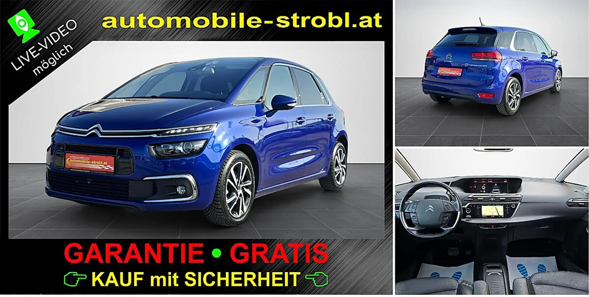 Citroen C4 SpaceTourer C4 Spacetourer Shine Aut.*ACC*AHV*Massage*GARAN... Blau - 1