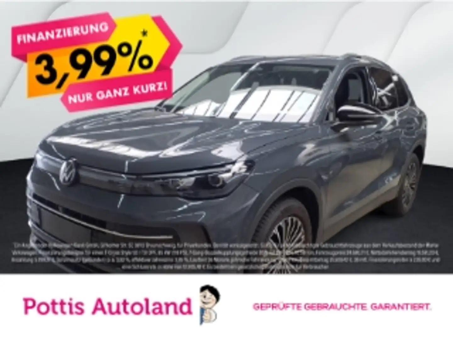 Volkswagen Tiguan 2.0 TDI DSG GOAL AHK NAVI PDC ACC Grau - 1