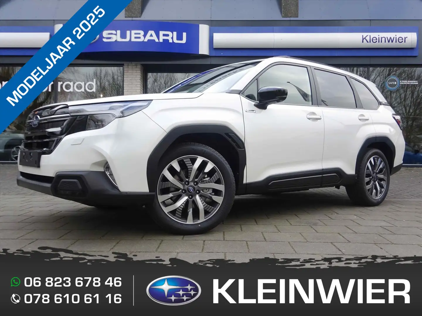 Subaru Forester Premium E-BOXER Crystal White Pearl | Modeljaar 20 Wit - 1