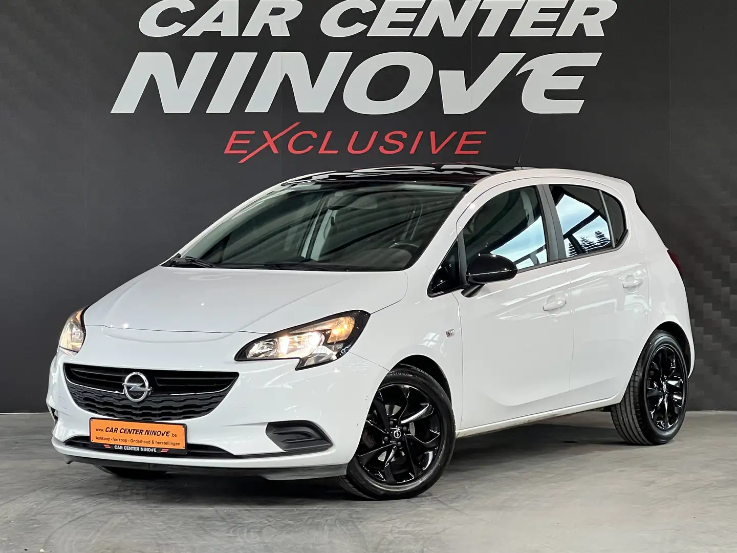 Opel Corsa 1.4i Black Edition / Apple & Android Auto Blanc - 1