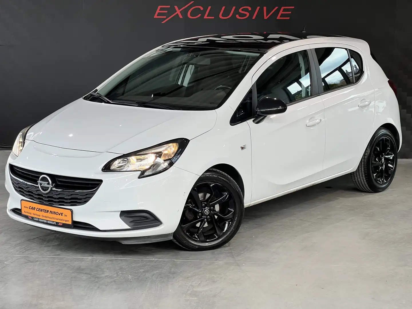 Opel Corsa 1.4i Black Edition / Apple & Android Auto Blanc - 2