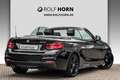 BMW 220 i Cabrio M Sportpaket Autom. Navi SHZ Klima Schwarz - thumbnail 2