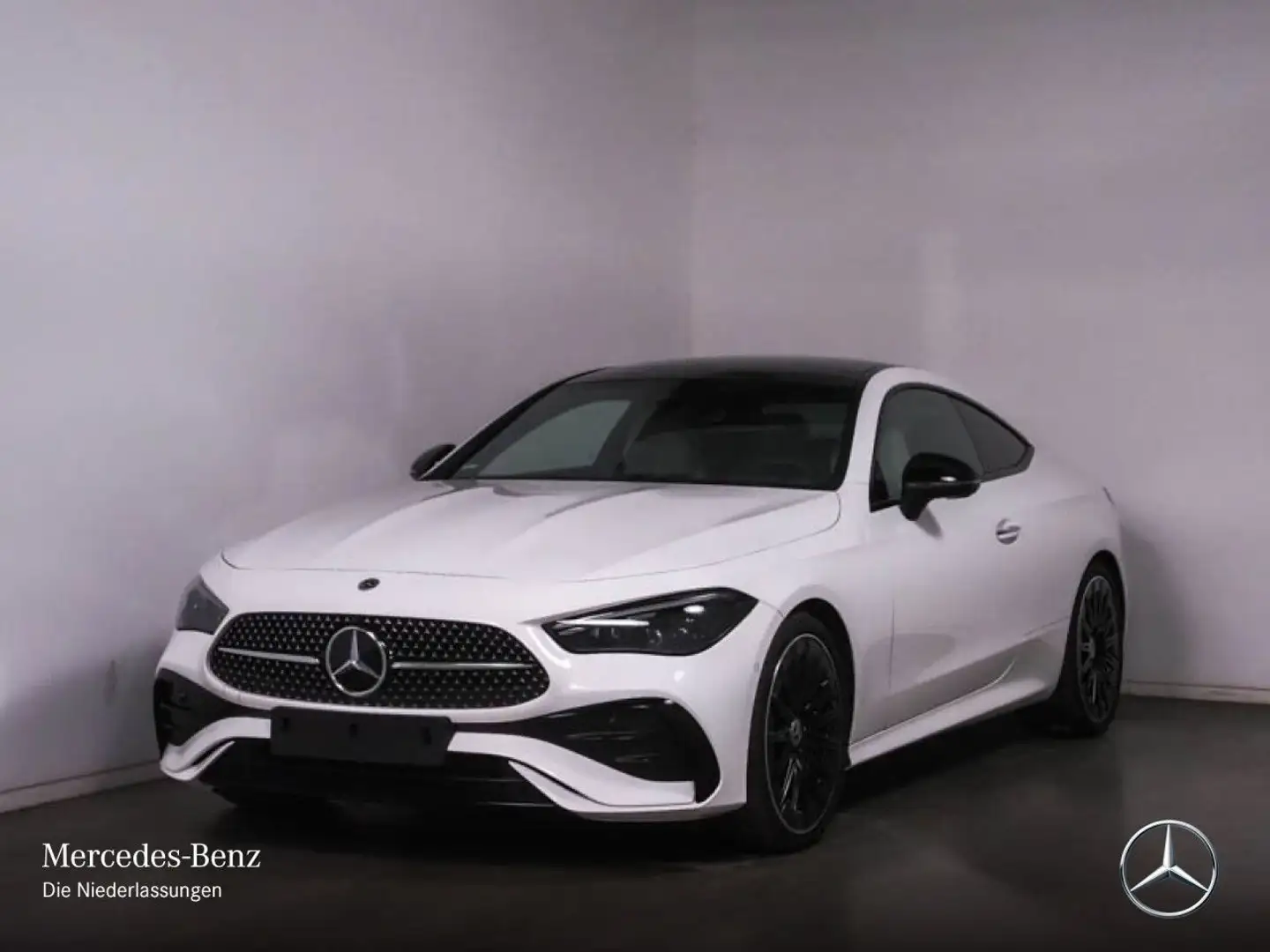 Mercedes-Benz CLE 220 d AMG+NIGHT+PANO+360+BURMESTER+TOTW+9G Blanc - 2