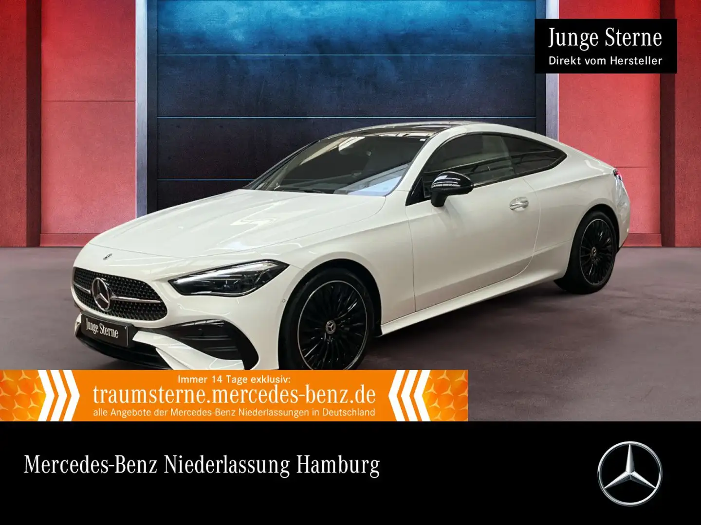 Mercedes-Benz CLE 200 AMG+NIGHT+PANO+LED+KAMERA+TOTW+KEYLESS+9G Weiß - 1