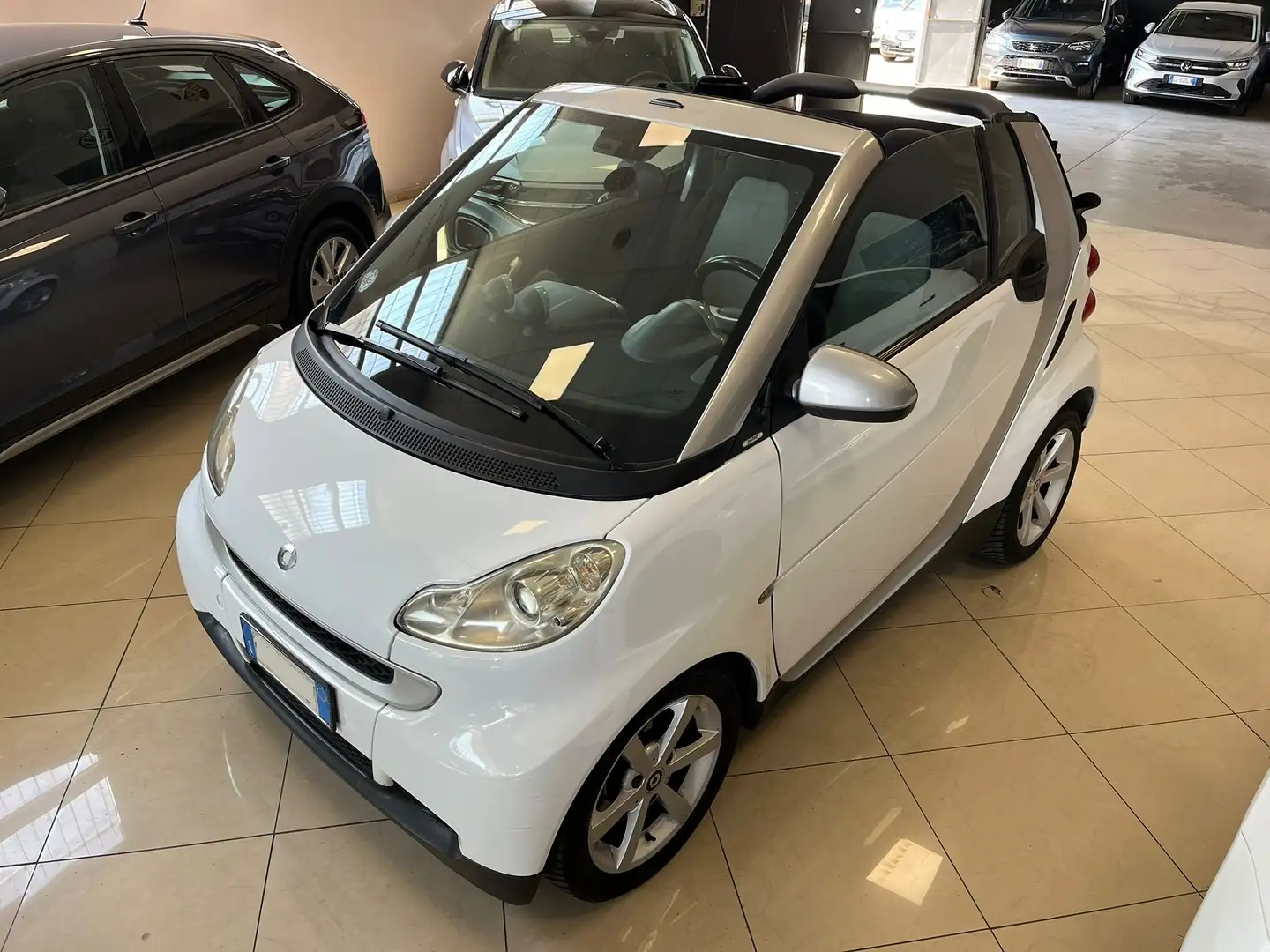 smart forTwo II 2007  Cabrio 1.0 Pulse NEOPATENTATI OK Wit - 1
