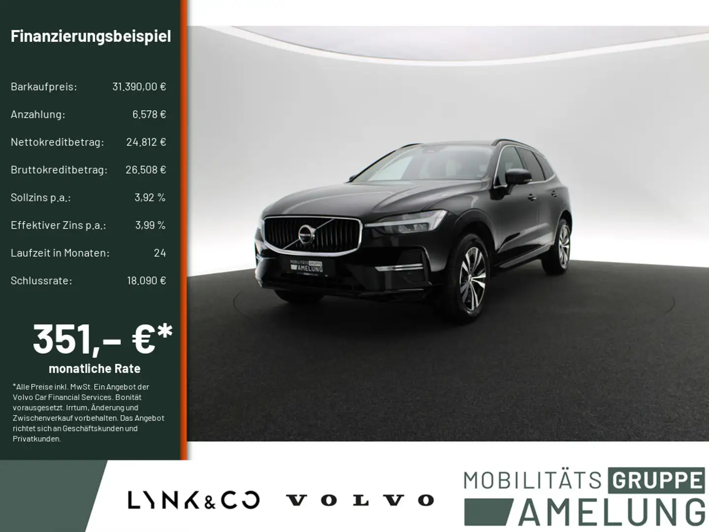 Volvo XC60 B4 Momentum Pro SHZ NAVI AHK FACEL. LED Schwarz - 1