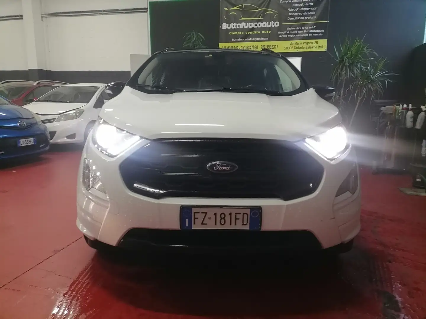 Ford EcoSport 1.0 EcoBoost 100 CV ST-Line Black Edition Blanc - 2