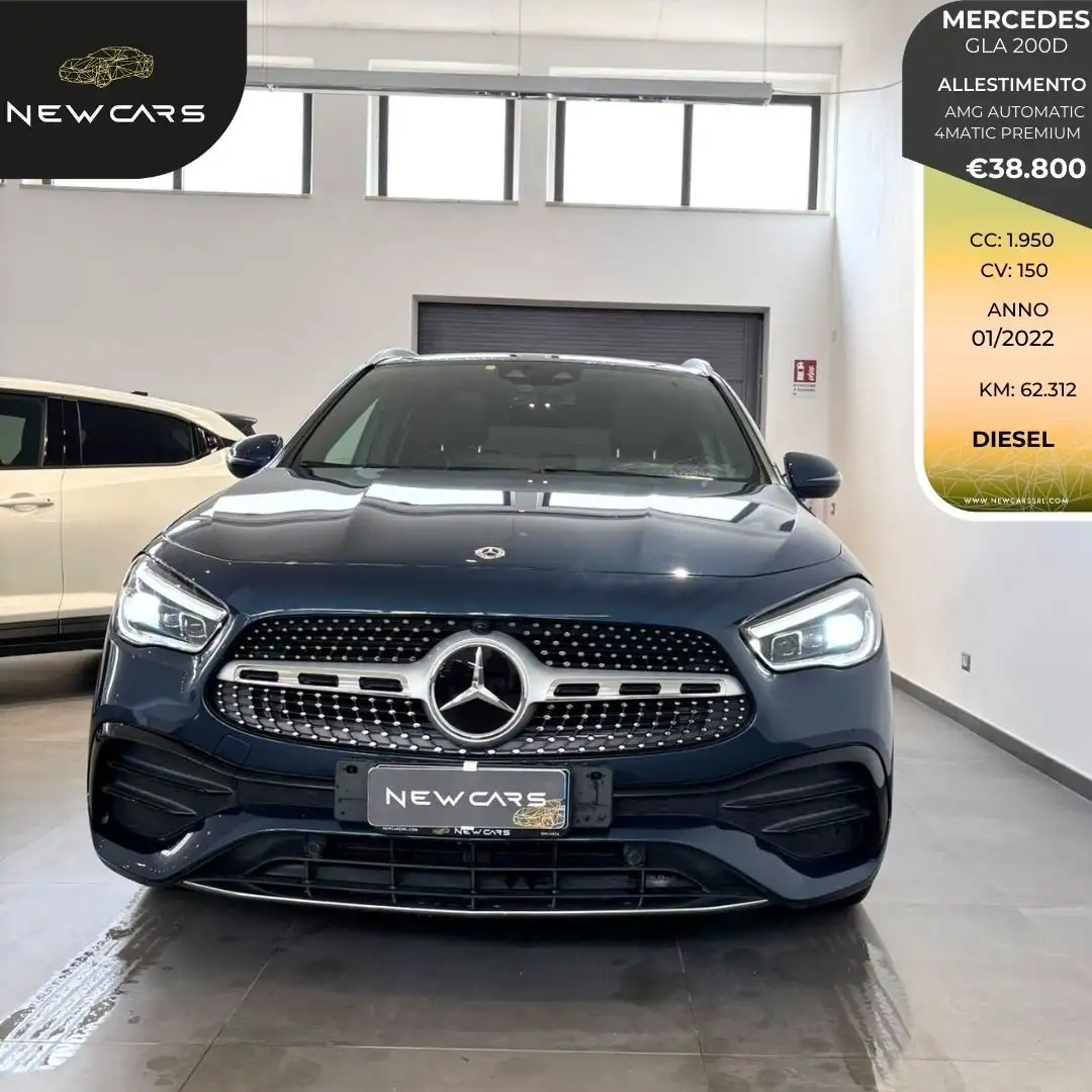 Mercedes-Benz GLA 200 GLA 200 d Premium 4matic auto Blu/Azzurro - 1