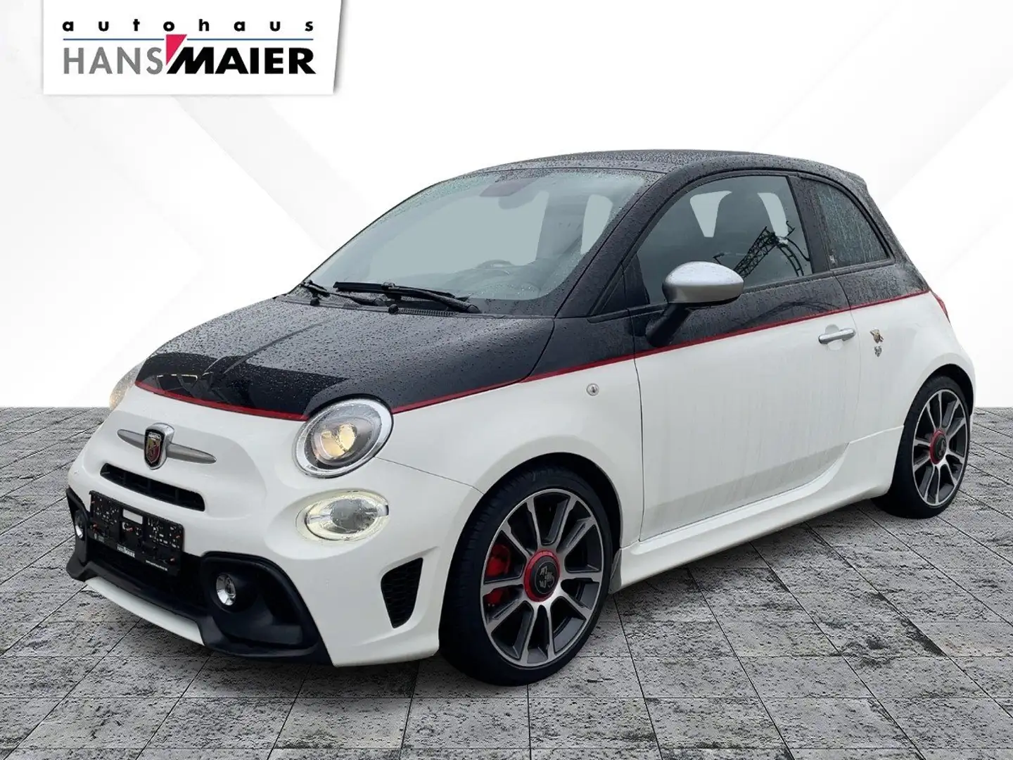 Abarth 595 Turismo Pano Bicolor Navi 8fach Leder Negro - 2