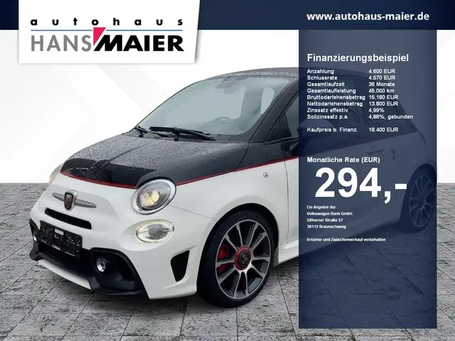 Abarth 595 Turismo Pano Bicolor Navi 8fach Leder