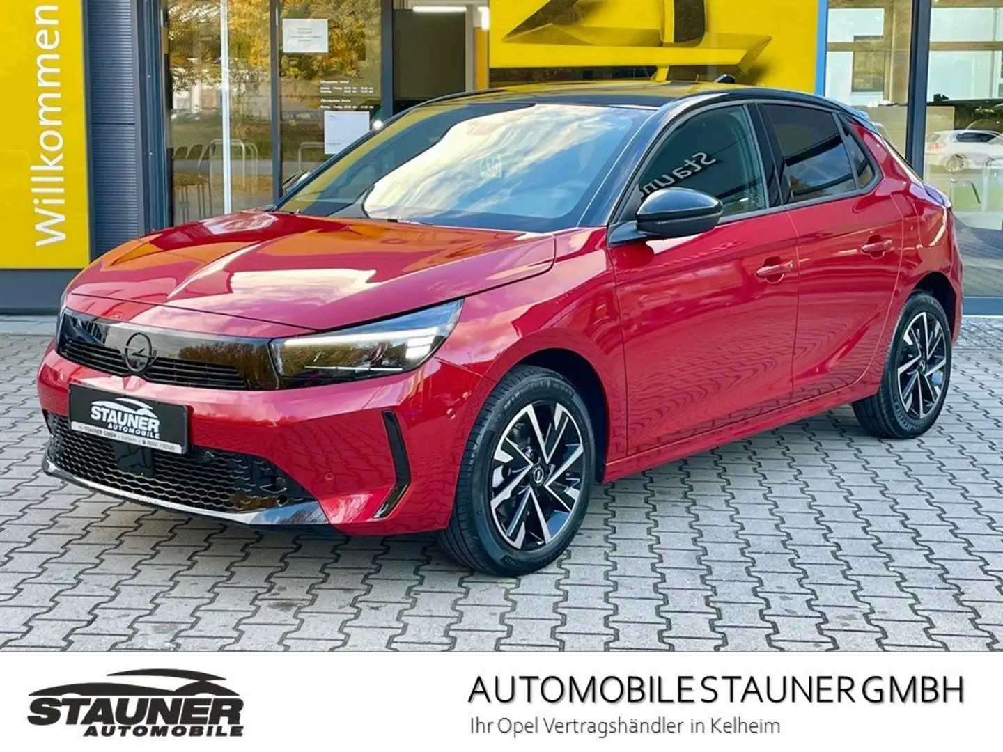 Opel Corsa GS Line *LED*SHZ*LHZ*NAVIGATION*180°KAMERA*PDC* Rouge - 1