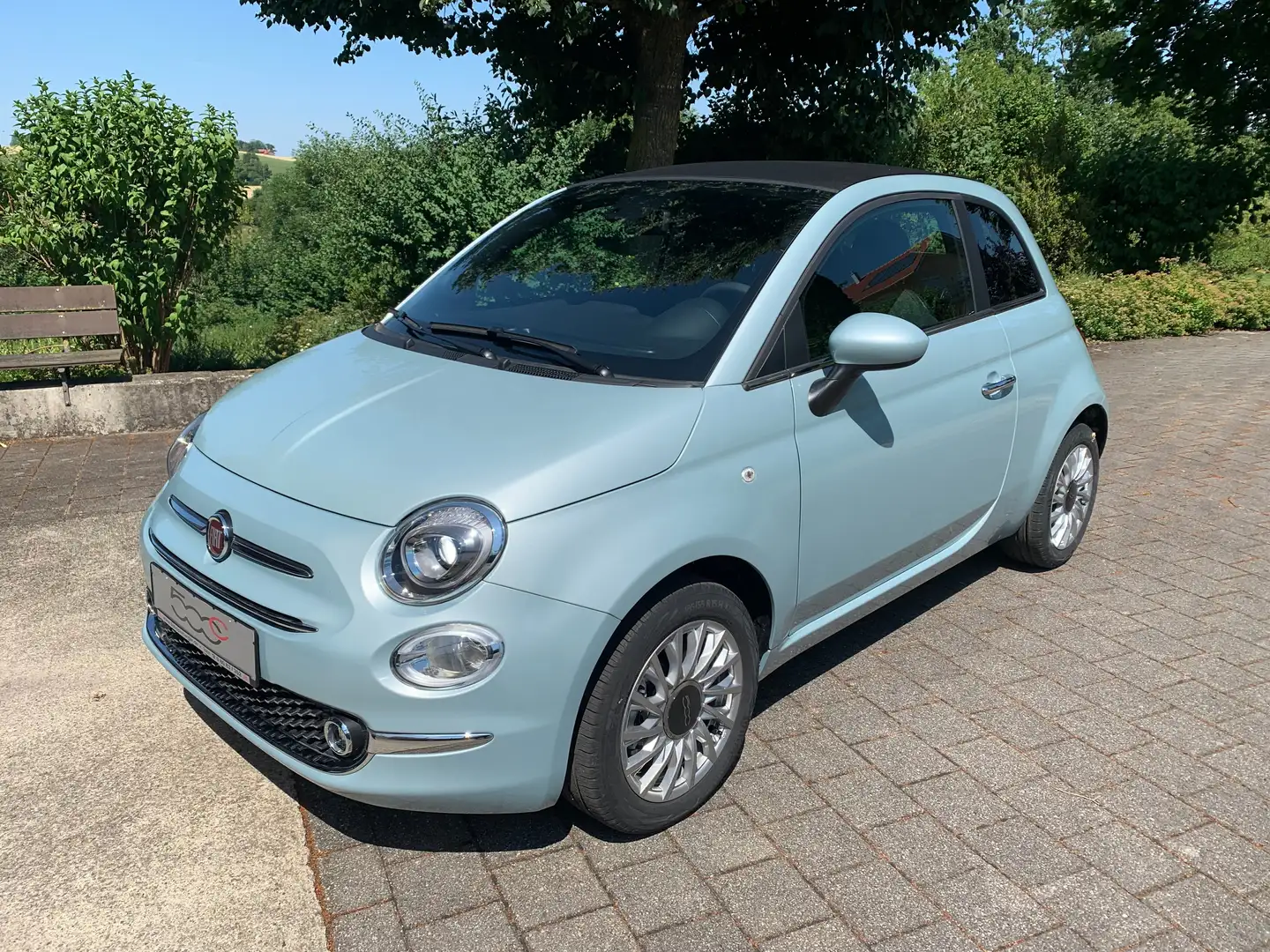 Fiat 500C 1.0 Dolcevita Hybrid GSE MY23 70PS Groen - 1