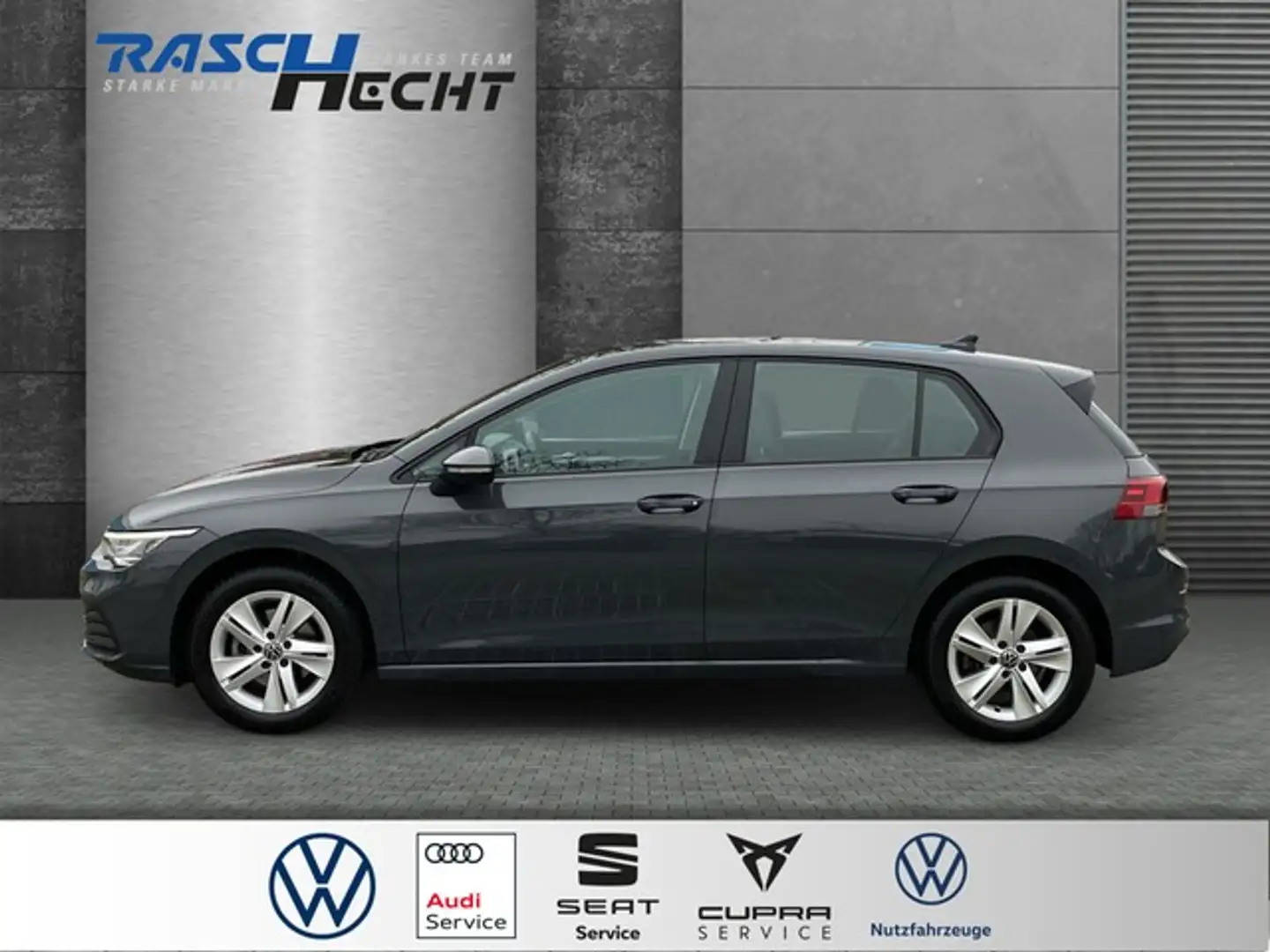 Volkswagen Golf VIII Lim. Life 1.5 TSI*LED*NAVI*STANDHZG* Grijs - 2