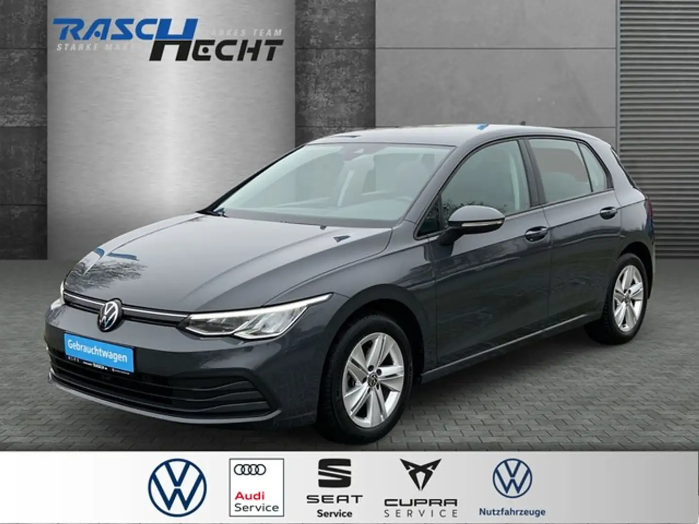 Volkswagen Golf VIII Lim. Life 1.5 TSI*LED*NAVI*STANDHZG* Grijs - 1