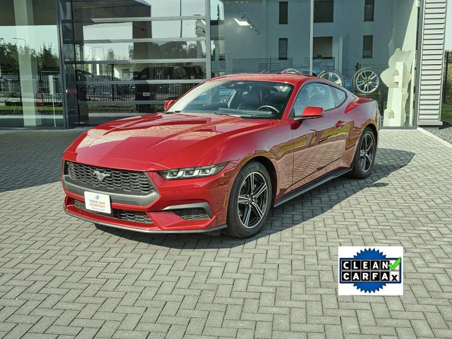 Ford Mustang EcoBoost unfallfrei! Červená - 1
