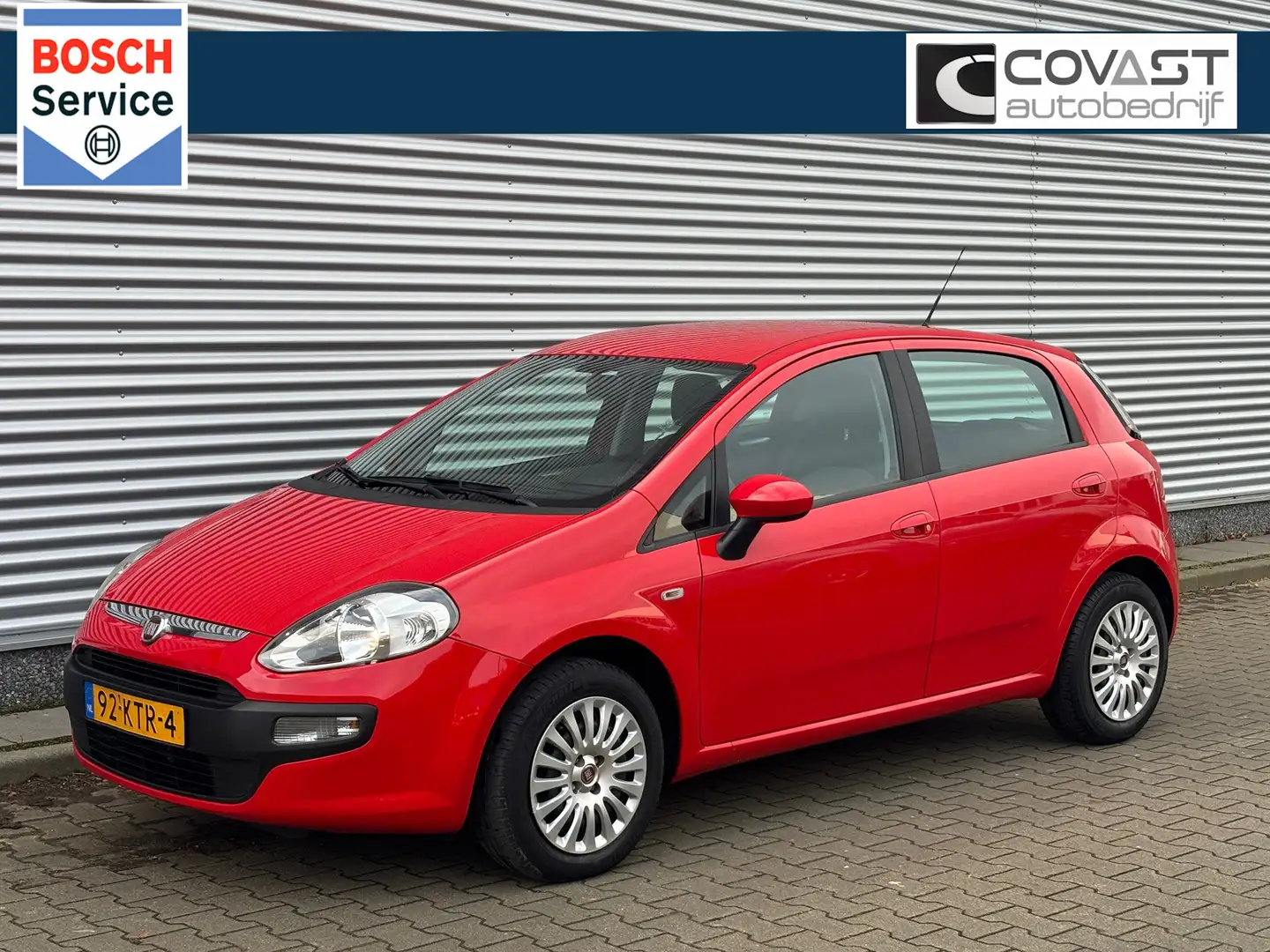 Fiat Punto Evo 1.2 Dynamic 5-drs Airco|1e.Eig|69d.km! Rojo - 1
