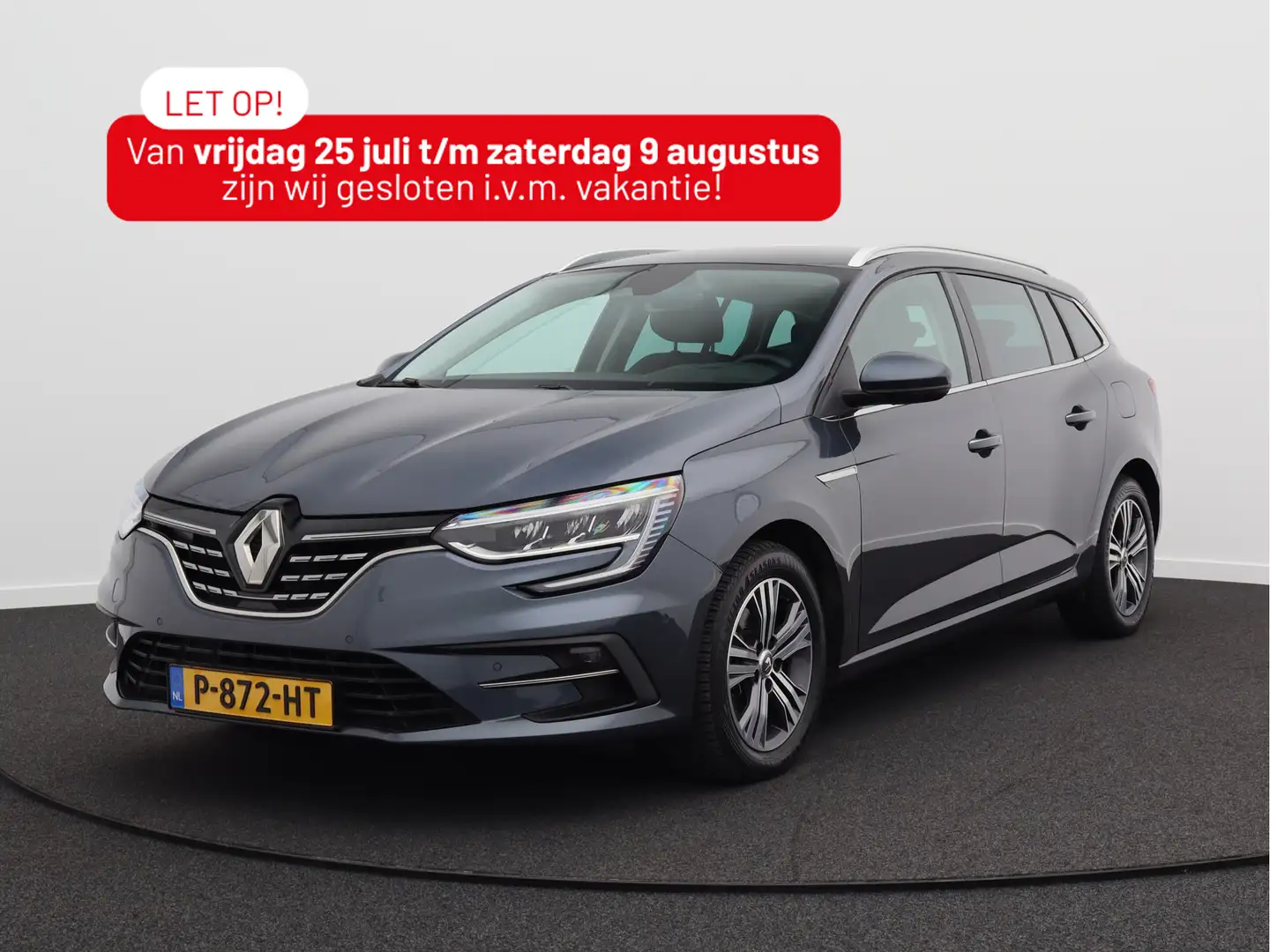 Renault Megane E-Tech Estate 1.6 Plug-In Hybrid 160 Intens/ automaat! Grijs - 1
