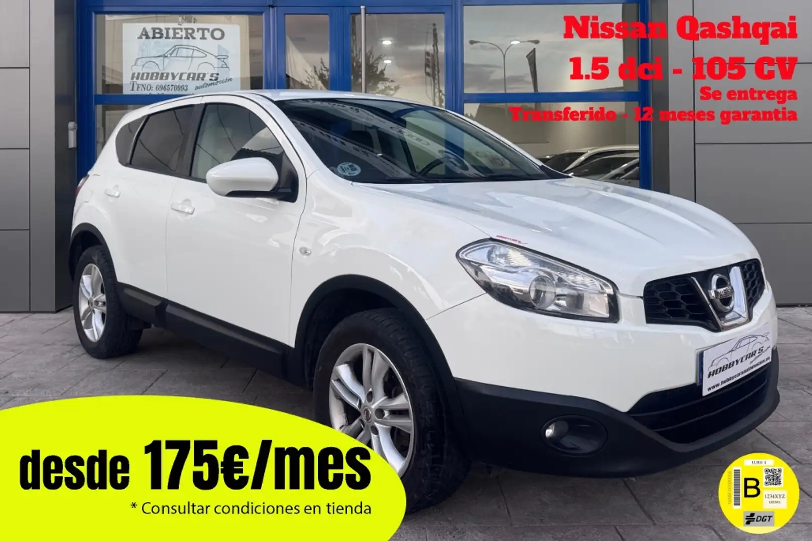 Nissan Qashqai Q+2 1.5dCi Acenta 4x2 Blanco - 1