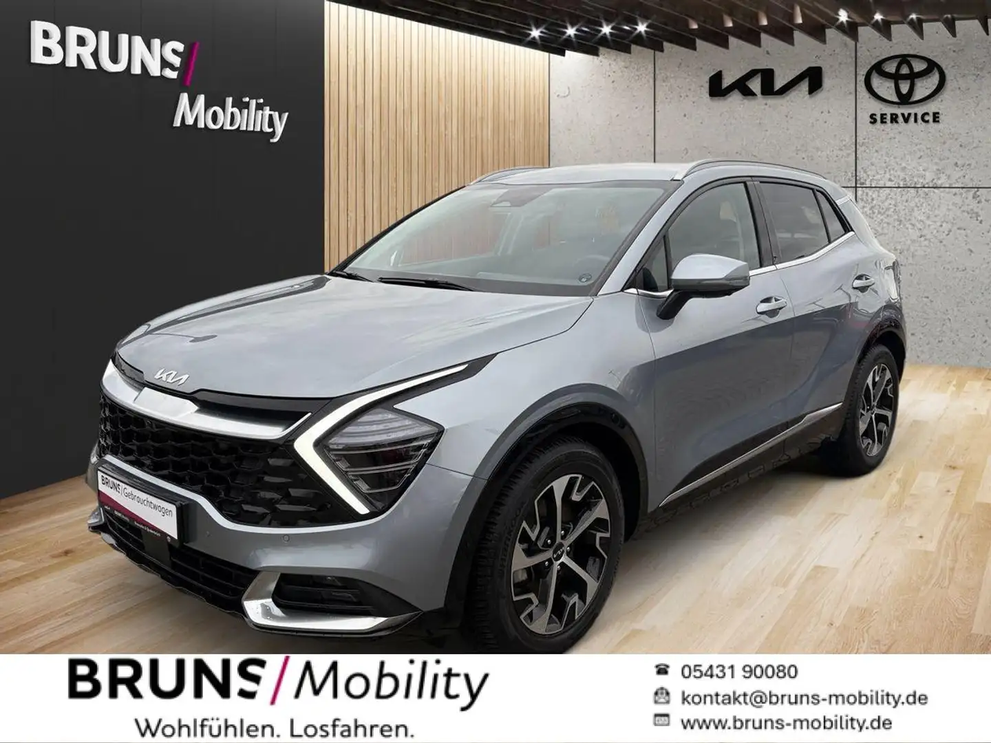 Kia Sportage 1.6D 48V Spirit Drive 2WD DCT Argent - 1