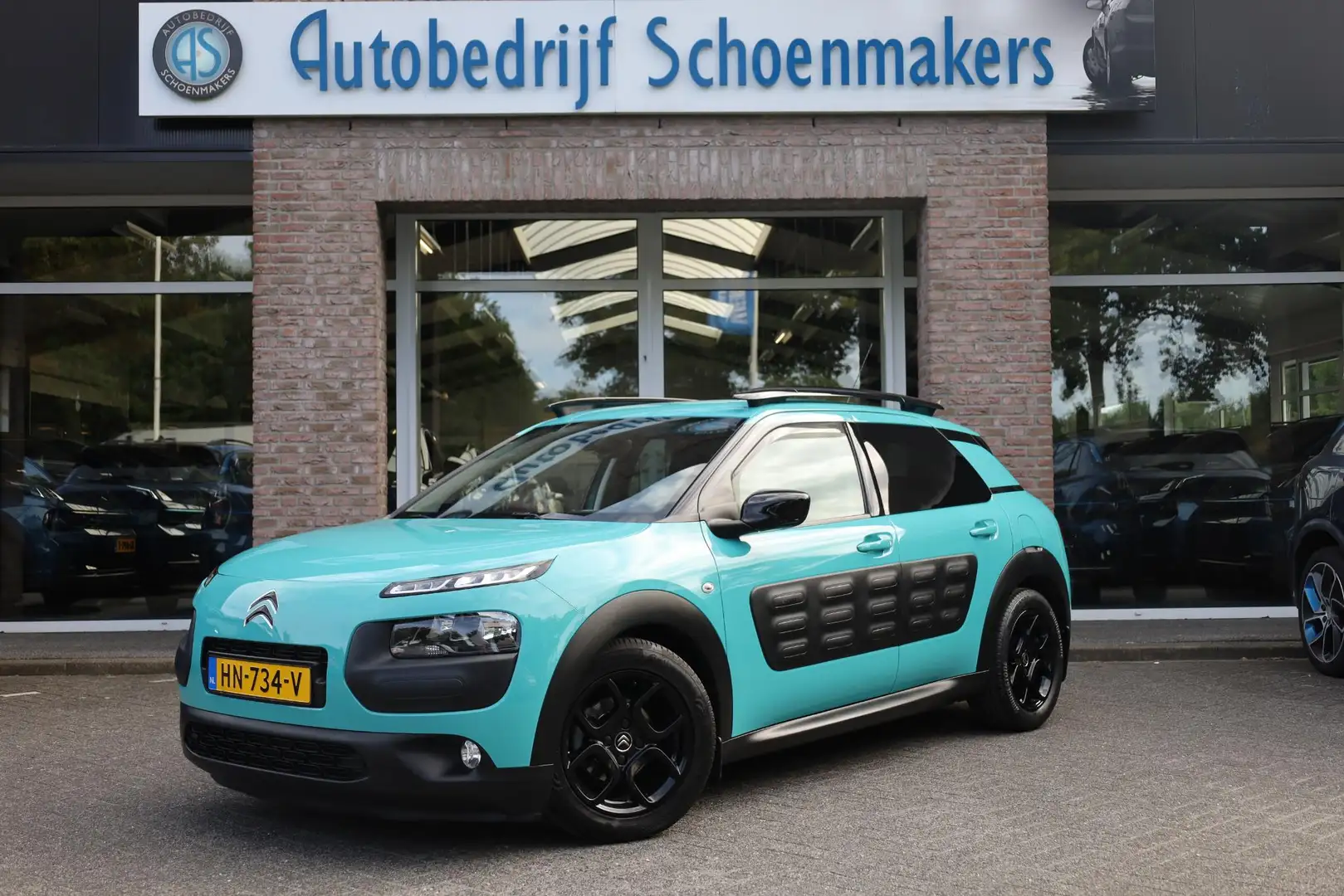 Citroen C4 Cactus 1.2 PureTech Shine TREKHAAK CAMERA ELEC.SPIEGELS N Blauw - 1