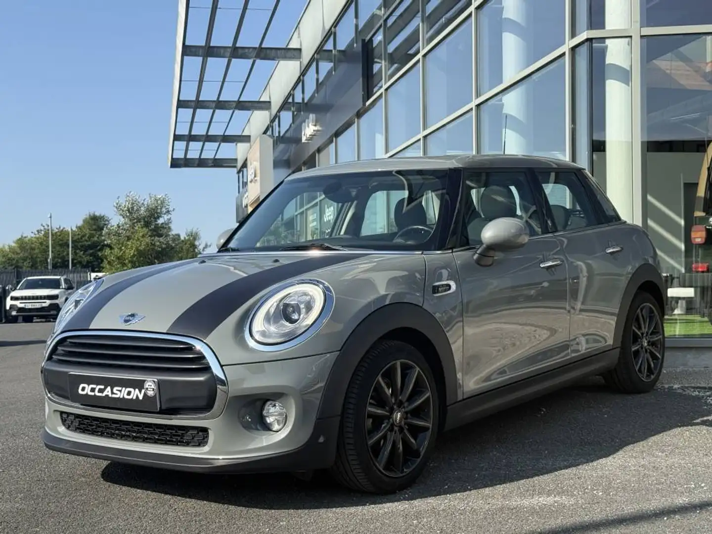 MINI One HATCH 5 PORTES F55 ONE 102 CH BVA6 EDITION BLACKFR Gris - 1