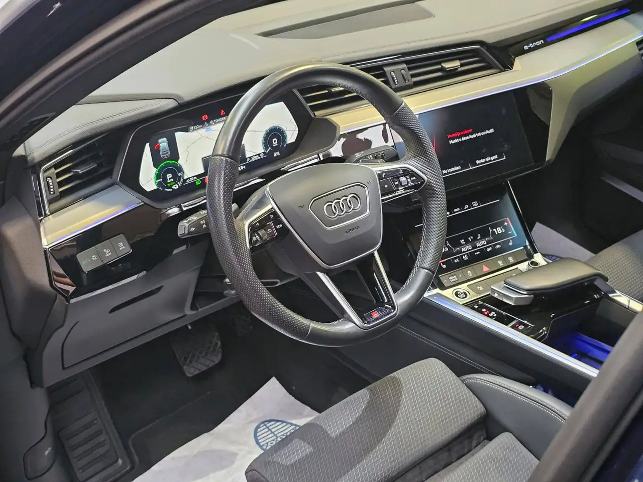 Audi Q8 SPORTBACK 55 SLINE / PANO / SFEERVERLICHTING B&O BOXEN SOH ATTEST 95% AANWEZIG, миниатюра 8