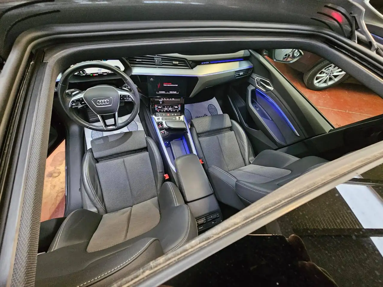 Audi Q8 SPORTBACK 55 SLINE / PANO / SFEERVERLICHTING B&O BOXEN SOH ATTEST 95% AANWEZIG, миниатюра 6