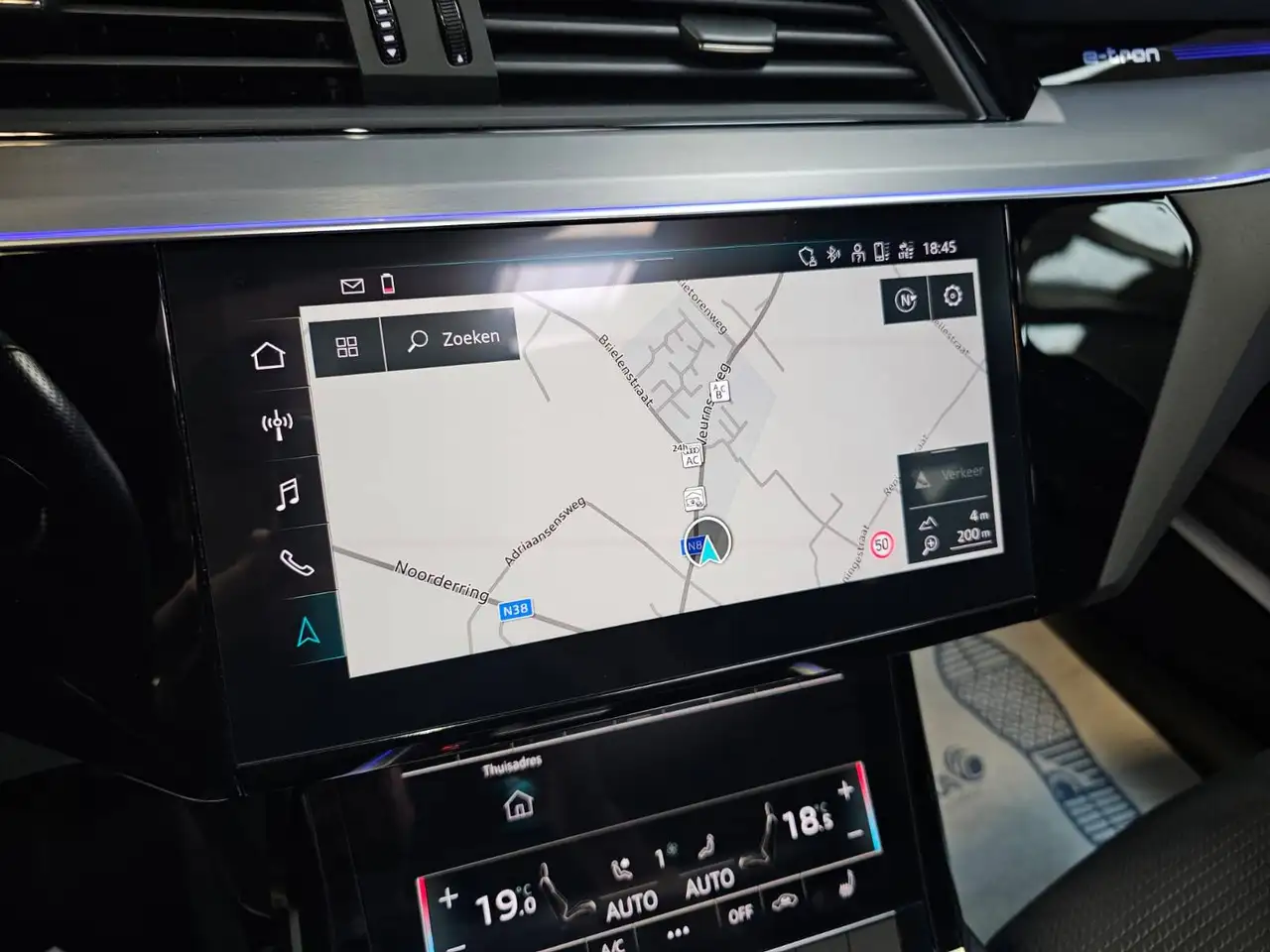 Audi Q8 SPORTBACK 55 SLINE / PANO / SFEERVERLICHTING B&O BOXEN SOH ATTEST 95% AANWEZIG, миниатюра 11