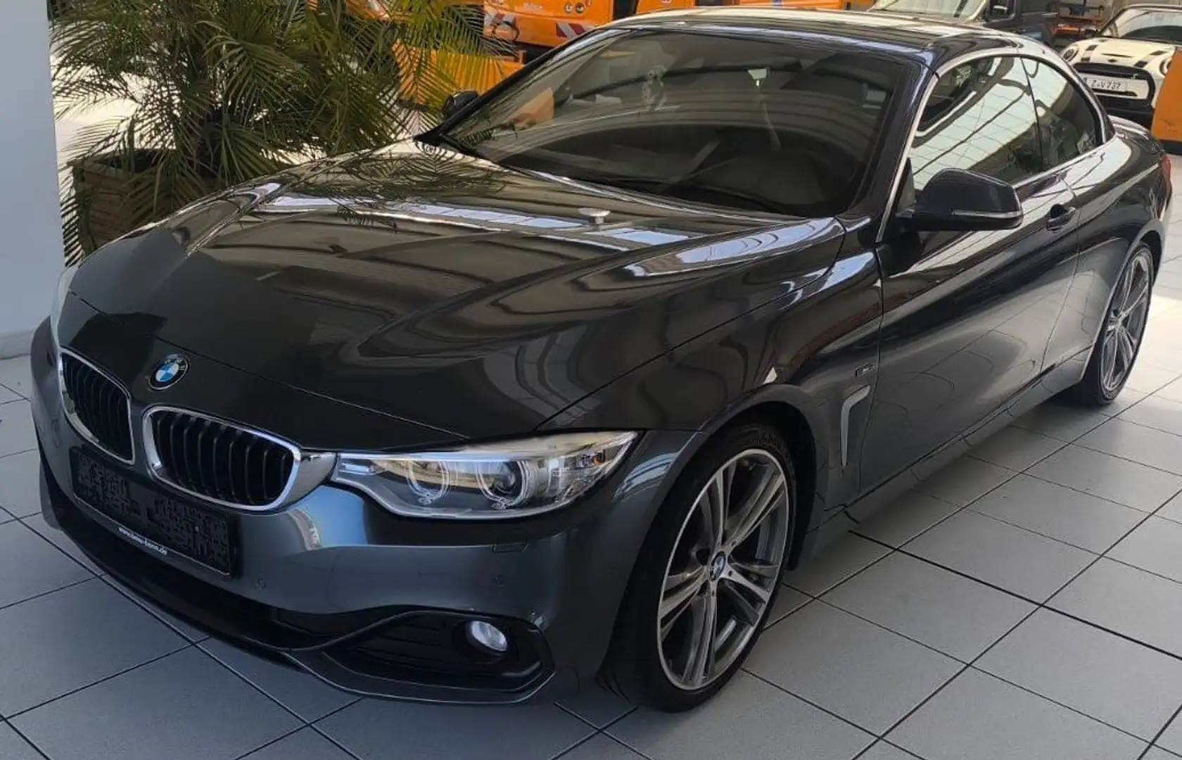 BMW 420 420d CabrioSportLineVollausstheadUp BMW Scheckheft Gris - 2