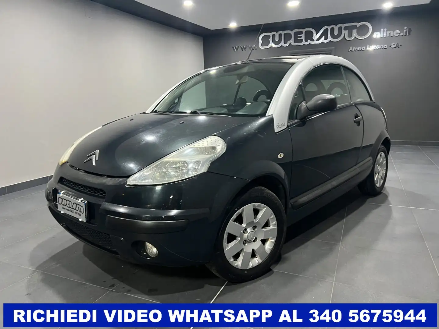Citroen C3 Pluriel 1.4 HDi 70CV Zwart - 2