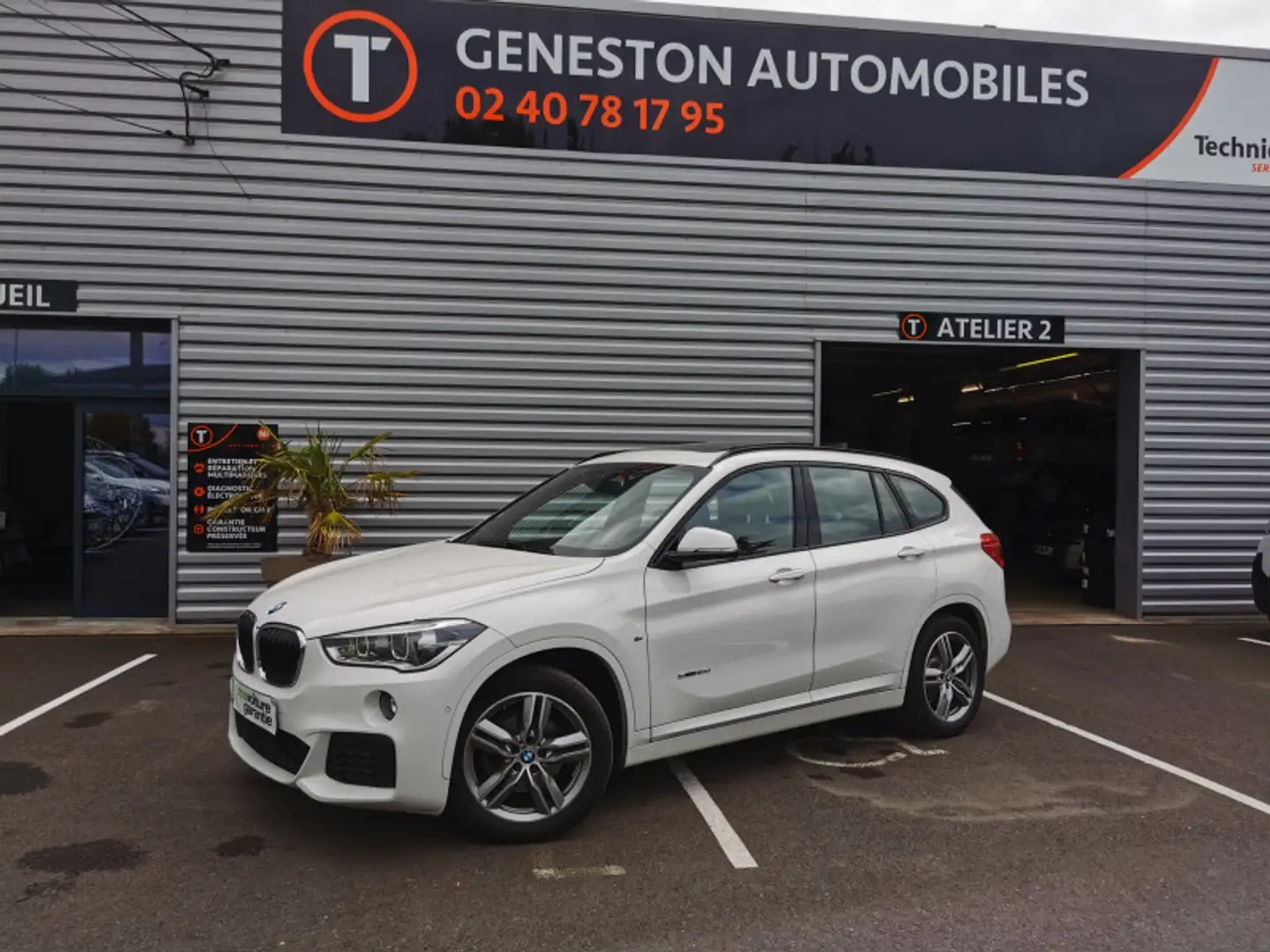BMW X1 (F48) SDRIVE18DA 150CH M SPORT Blanc - 1