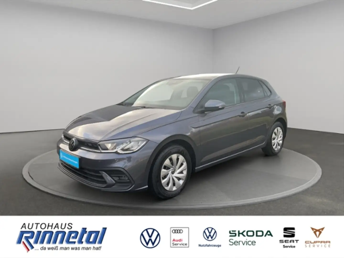 Volkswagen Polo 1,0 l TSI OPF NAVI+LED LICHT+KLIMAAUT+SITZHZG+ACC Grau - 1