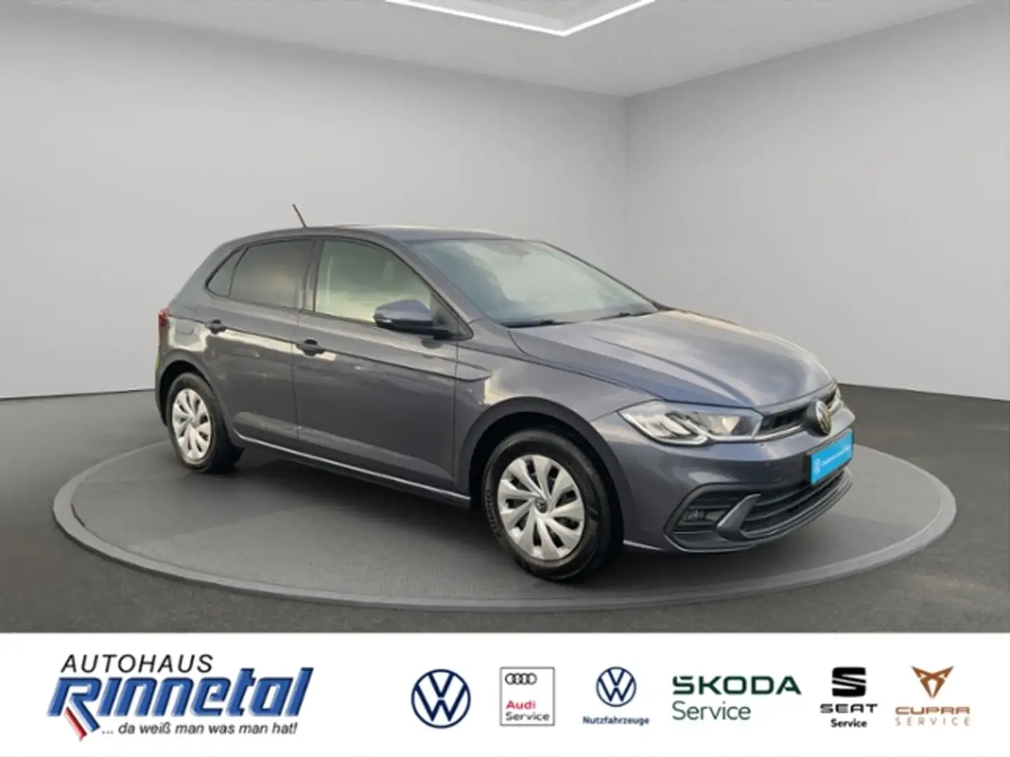 Volkswagen Polo 1,0 l TSI OPF NAVI+LED LICHT+KLIMAAUT+SITZHZG+ACC Grau - 2