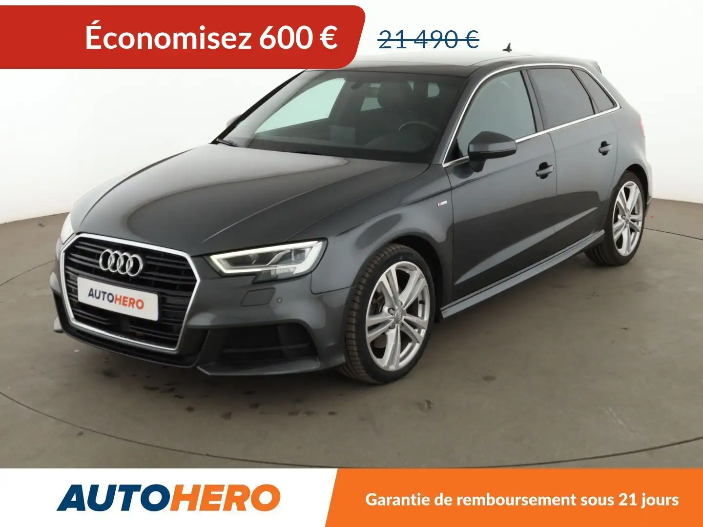 Audi 35 TDI S Line S Tronic 7 Gris - 1