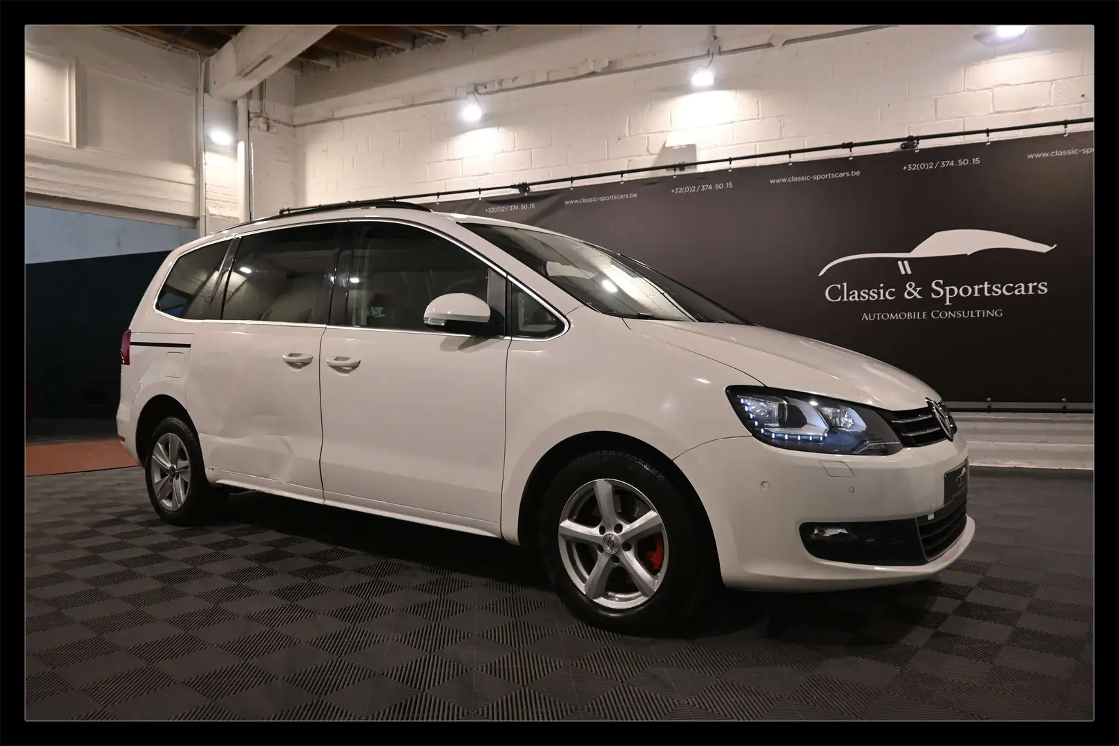 Volkswagen Sharan 1.4 TSI Highline / CAMERA / CARPLAY / TOIT PANO Blanc - 1