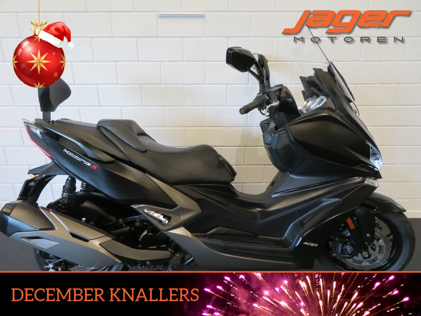 Kymco XCITING S 400 NIEUWSTAAT!! Zwart - 1