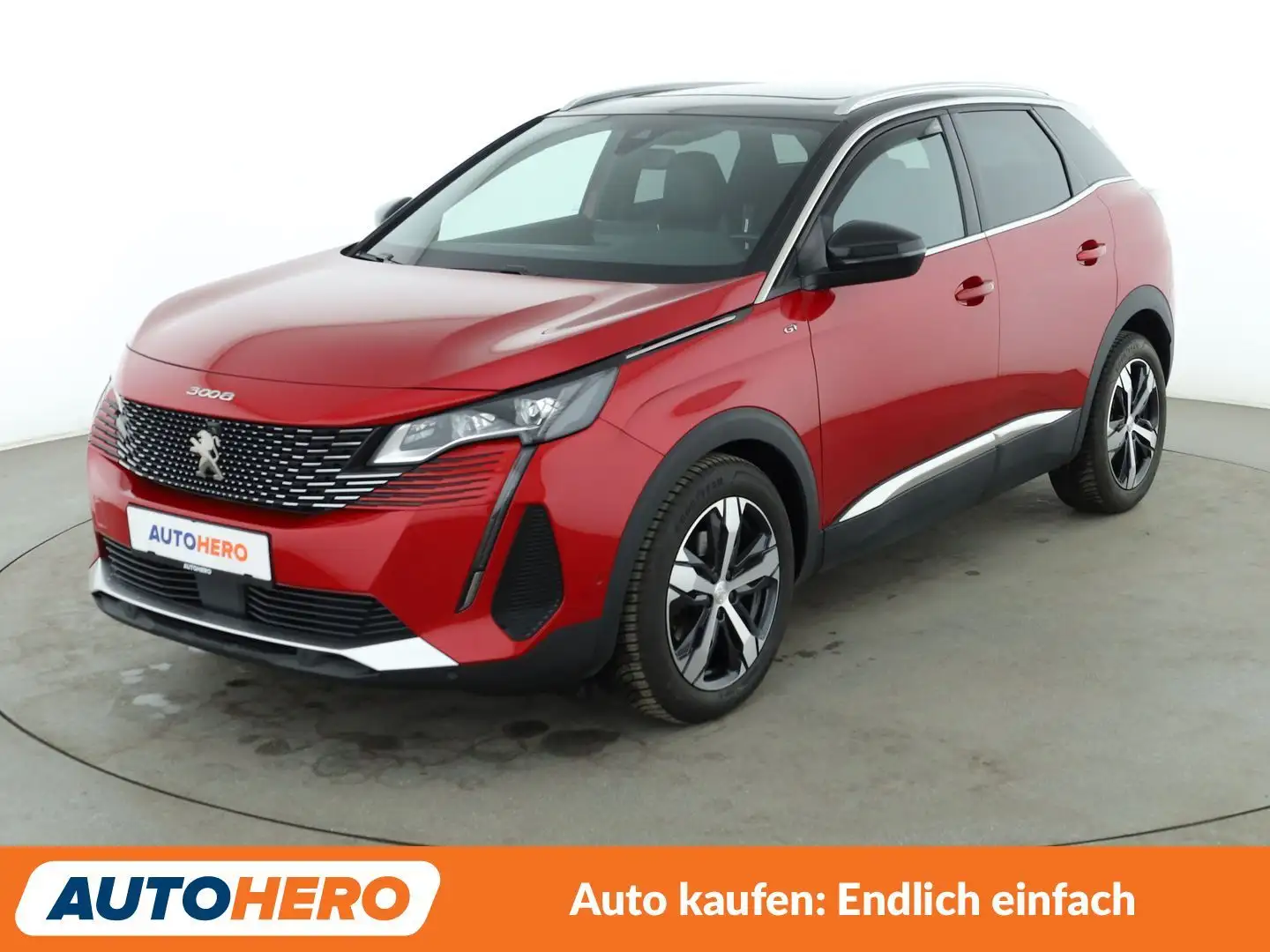 Peugeot 3008 1.6 PureTech GT Aut.*NAVI*TEMPO*CAM*PDC*SHZ* Rouge - 1