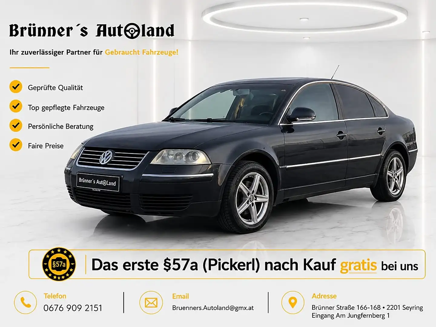 Volkswagen Passat 2,5 GT V6 TDI Tiptronic Zahnriemen Service Allw... Blau - 1